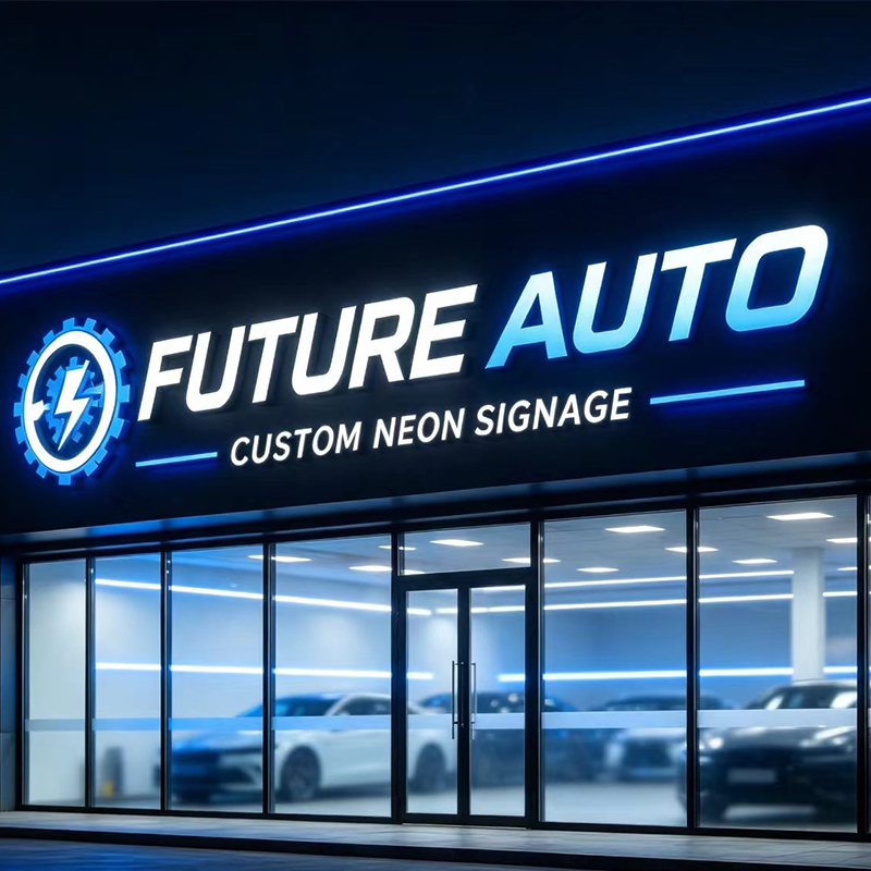 3D Özel LED Işıklı Harf Tabela - Auto Repair Shop Logo incelemesi ve fiyatı